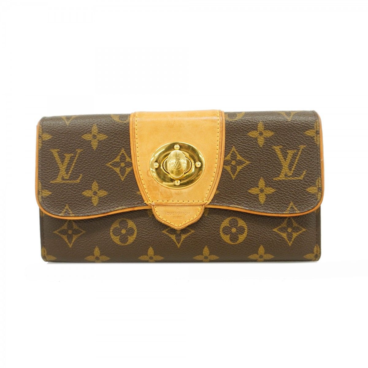 Louis Vuitton Wallet Monogram Portefeuille Boesi Brown