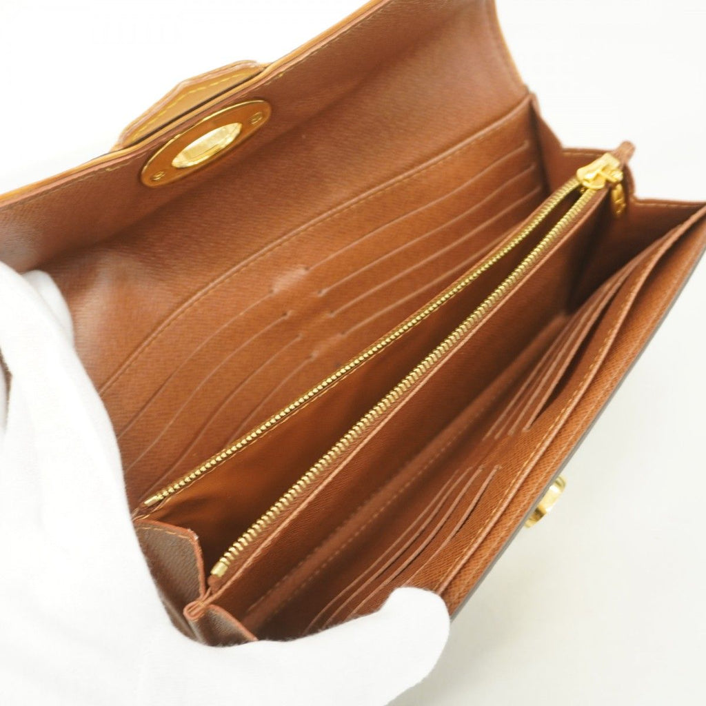 Louis Vuitton Wallet Monogram Portefeuille Boesi Brown — view 3