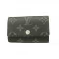 Louis Vuitton Key Case Monogram Eclipse Multicles 6 Black Key Holder