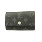 Louis Vuitton Key Case Monogram Eclipse Multicles 6 Black Key Holder