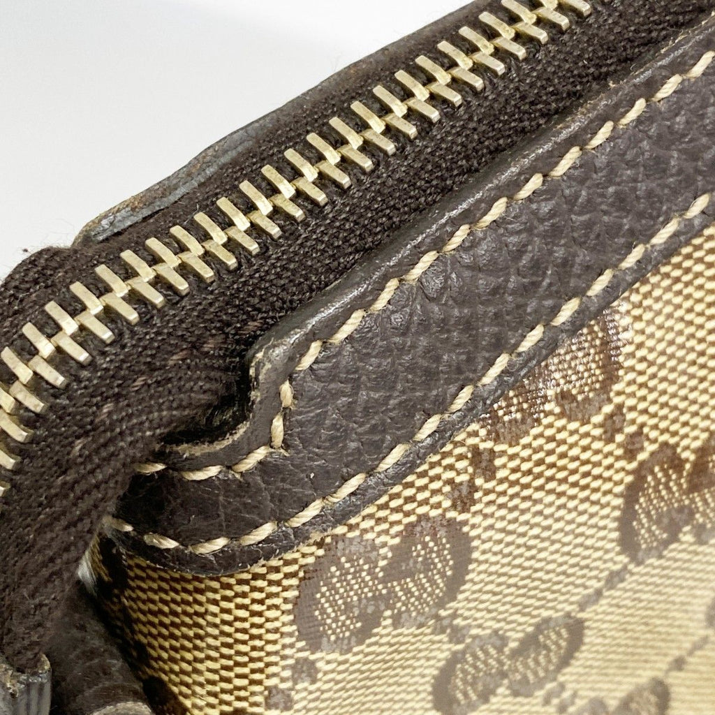 Gucci Handbag GG Crystal Beige Brown Gold — view 7