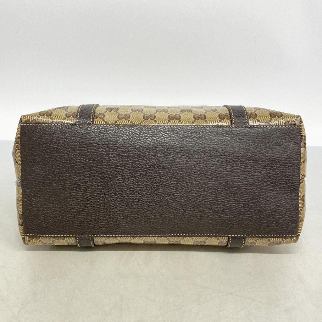 Gucci Handbag GG Crystal Beige Brown Gold — view 3