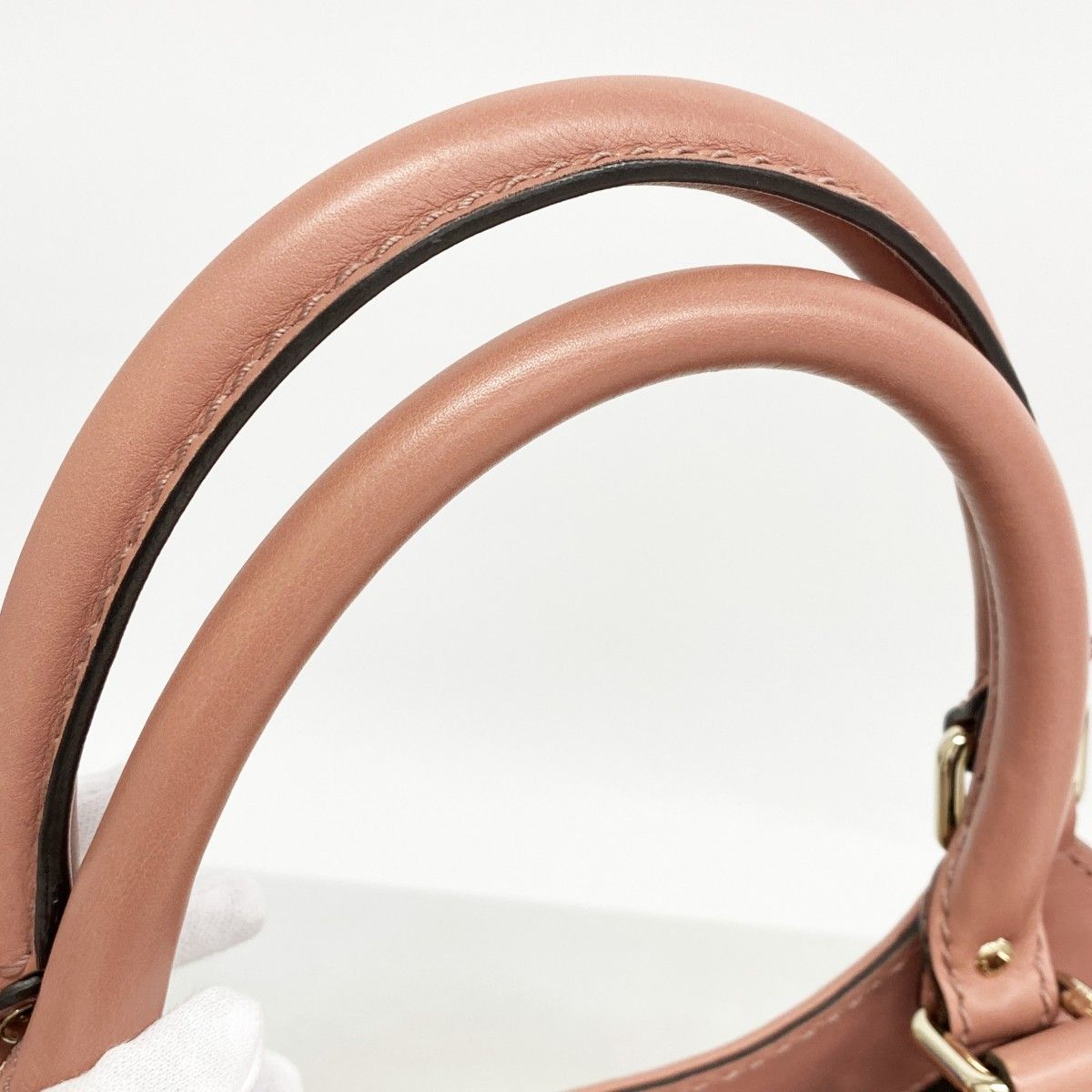 Gucci Tote GG Marmont Supreme Ski Canvas Beige Brown Pink Champagne Gold — view 7