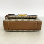 Gucci Handbag GG Supreme Beige Brown Black Gold 2-Way — view 3