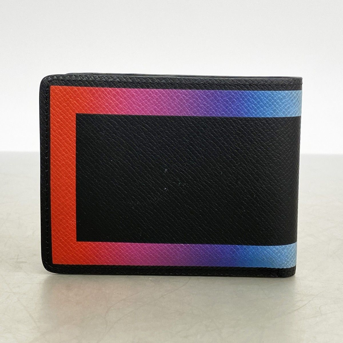 Louis Vuitton Wallet Taiga Rainbow Portefeuille Calf Black Multicolor — view 8