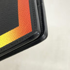 Louis Vuitton Wallet Taiga Rainbow Portefeuille Calf Black Multicolor — view 6