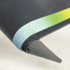 Louis Vuitton Wallet Taiga Rainbow Portefeuille Calf Black Multicolor — view 7