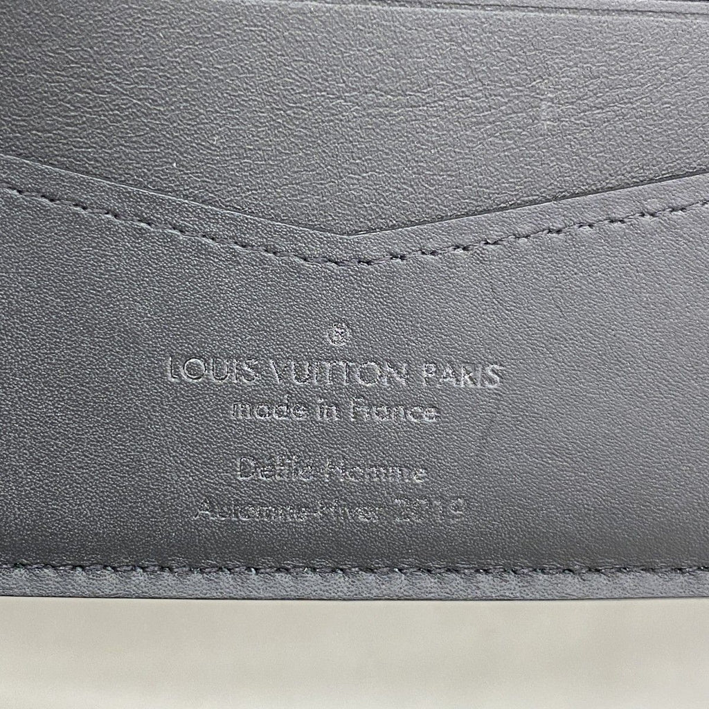 Louis Vuitton Wallet Taiga Rainbow Portefeuille Calf Black Multicolor — view 4
