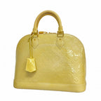 Louis Vuitton Handbag Vernis Alma PM Blanc Corail