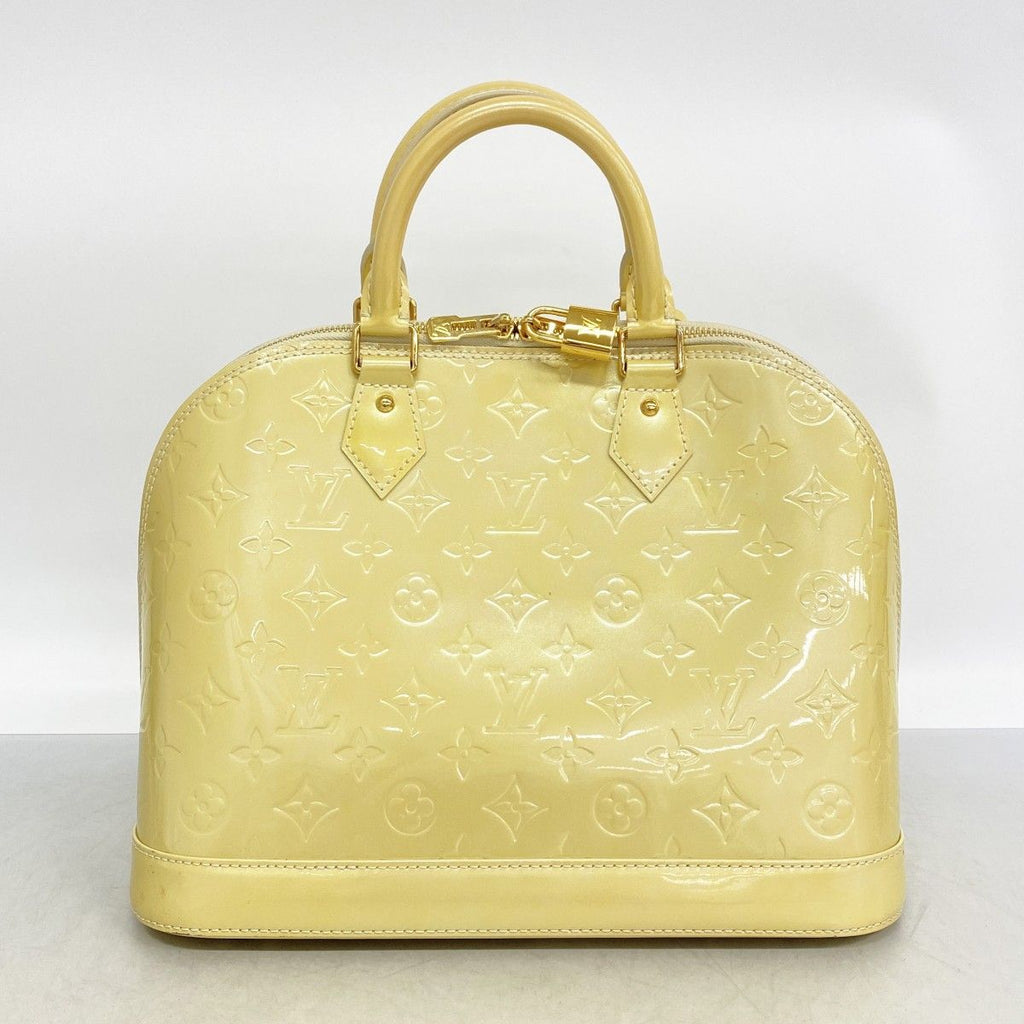 Louis Vuitton Handbag Vernis Alma PM Blanc Corail — view 9