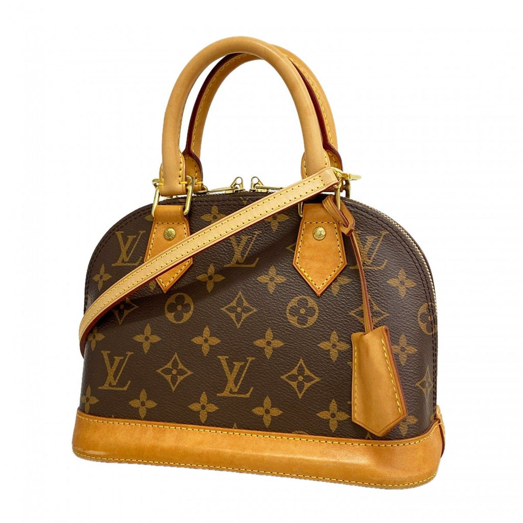 Louis Vuitton Handbag Monogram Alma BB Brown 2-Way
