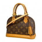 Louis Vuitton Handbag Monogram Alma BB Brown 2-Way