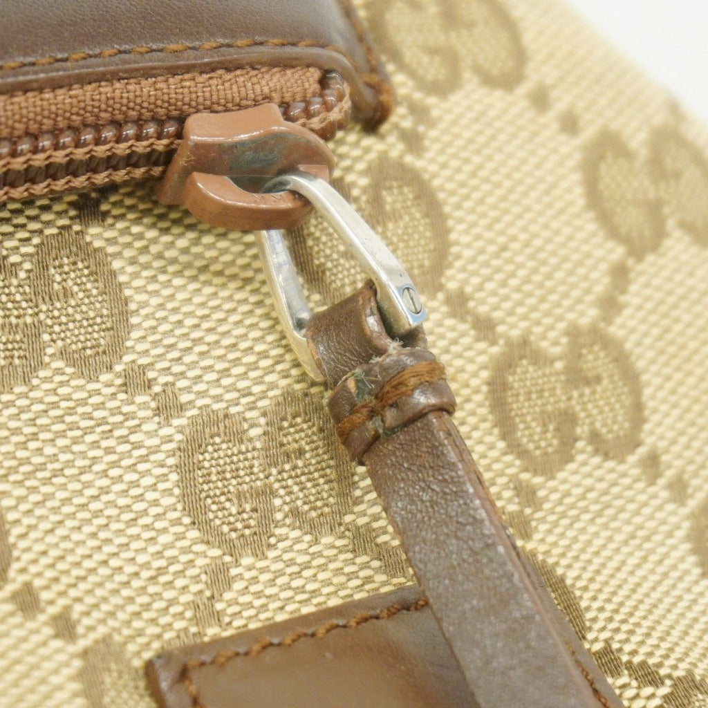 Gucci Tote GG Canvas 019 Beige Brown Silver — view 9