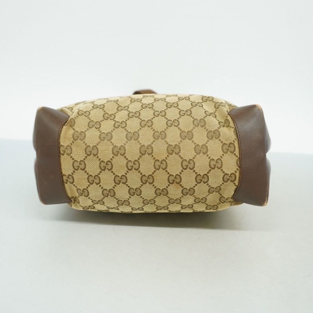 Gucci Tote GG Canvas 019 Beige Brown Silver — view 3