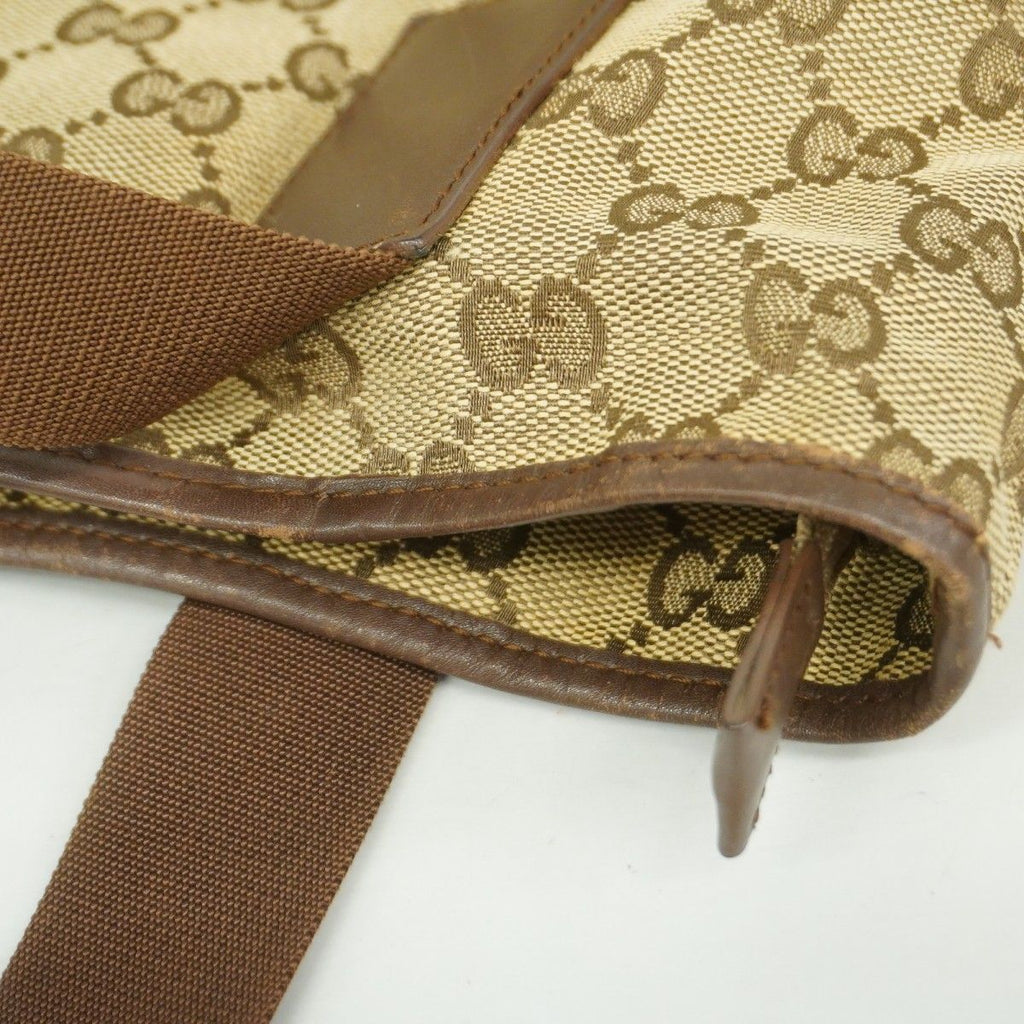 Gucci Tote GG Canvas 019 Beige Brown Silver — view 7