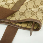 Gucci Tote GG Canvas 019 Beige Brown Silver — view 7