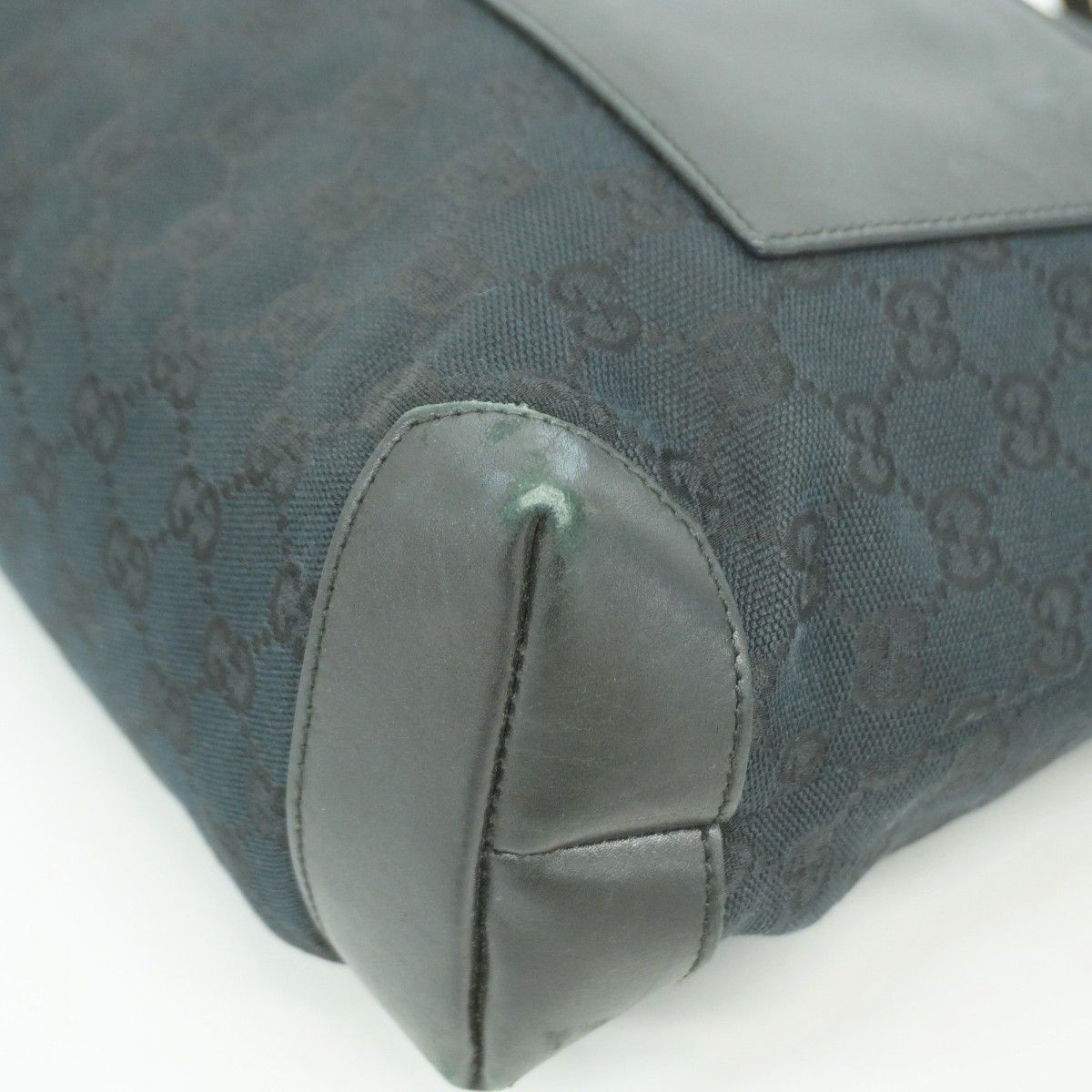 Gucci Tote GG Canvas 019 Black Silver — view 6