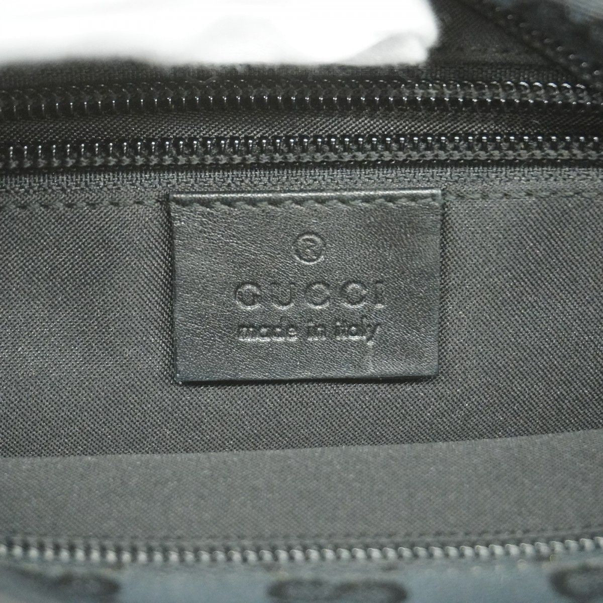 Gucci Tote GG Canvas 019 Black Silver — view 5