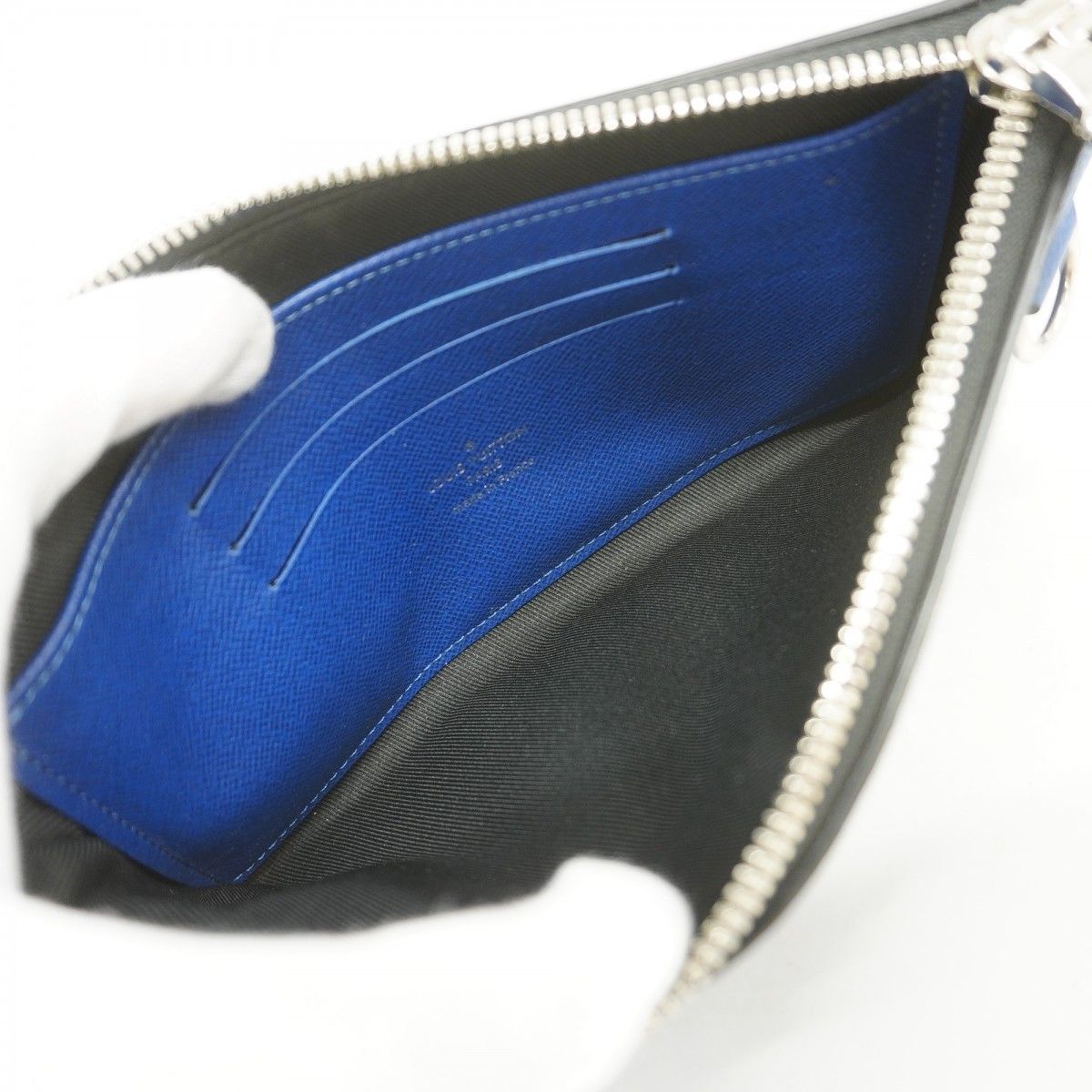 Louis Vuitton Wallet Taigarama Pochette Discovery Cobalt — view 3