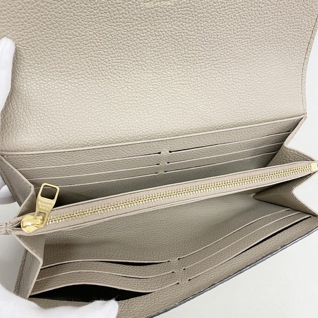 Louis Vuitton Wallet Monogram Empreinte Bicolor Portefeuille Sarah NM Tourterell — view 3