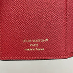 Louis Vuitton Trifold Wallet Damier Portefeuille Victorine Red Ebene — view 4