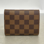 Louis Vuitton Trifold Wallet Damier Portefeuille Victorine Red Ebene — view 5