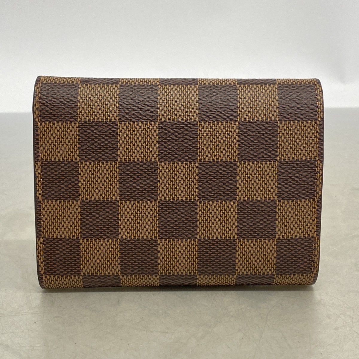 Louis Vuitton Trifold Wallet Damier Portefeuille Victorine Red Ebene — view 5
