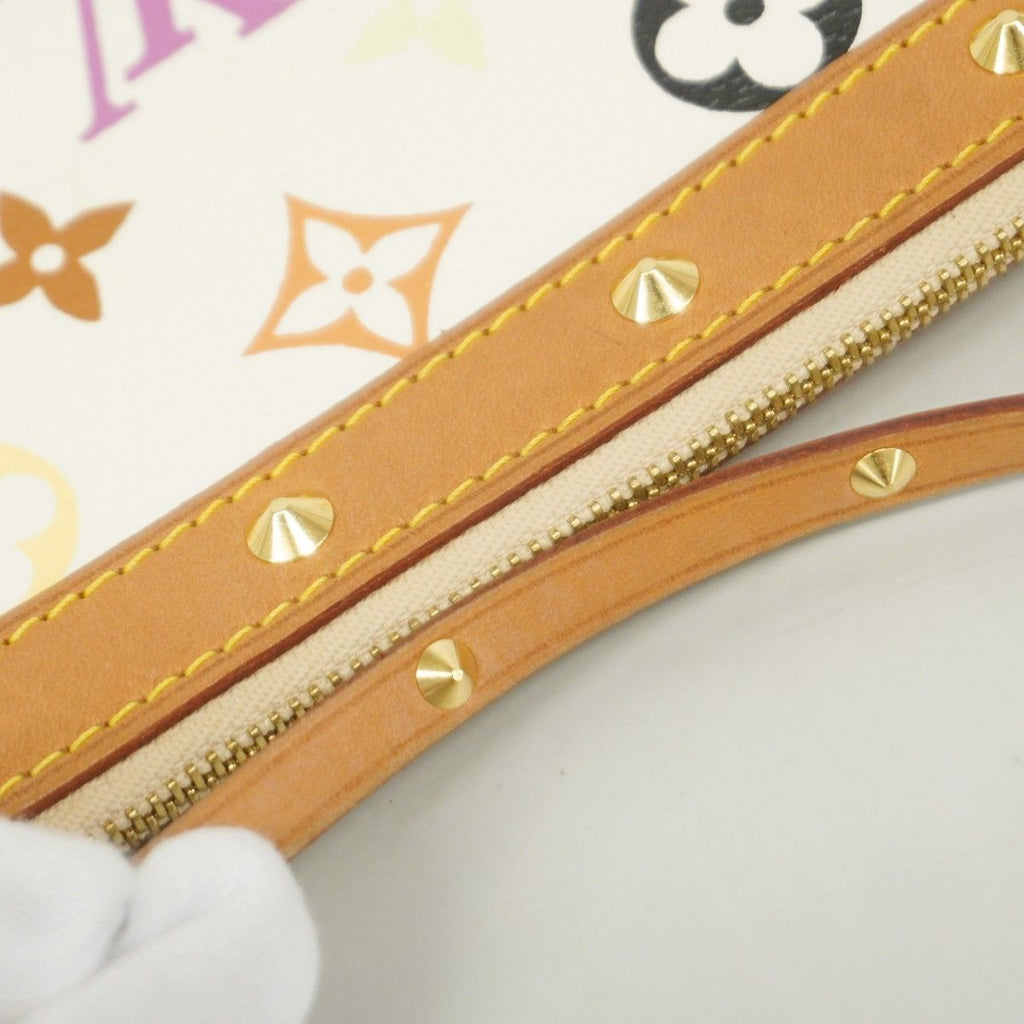 Louis Vuitton Pouch Monogram Multicolor Pochette Blanc — view 8