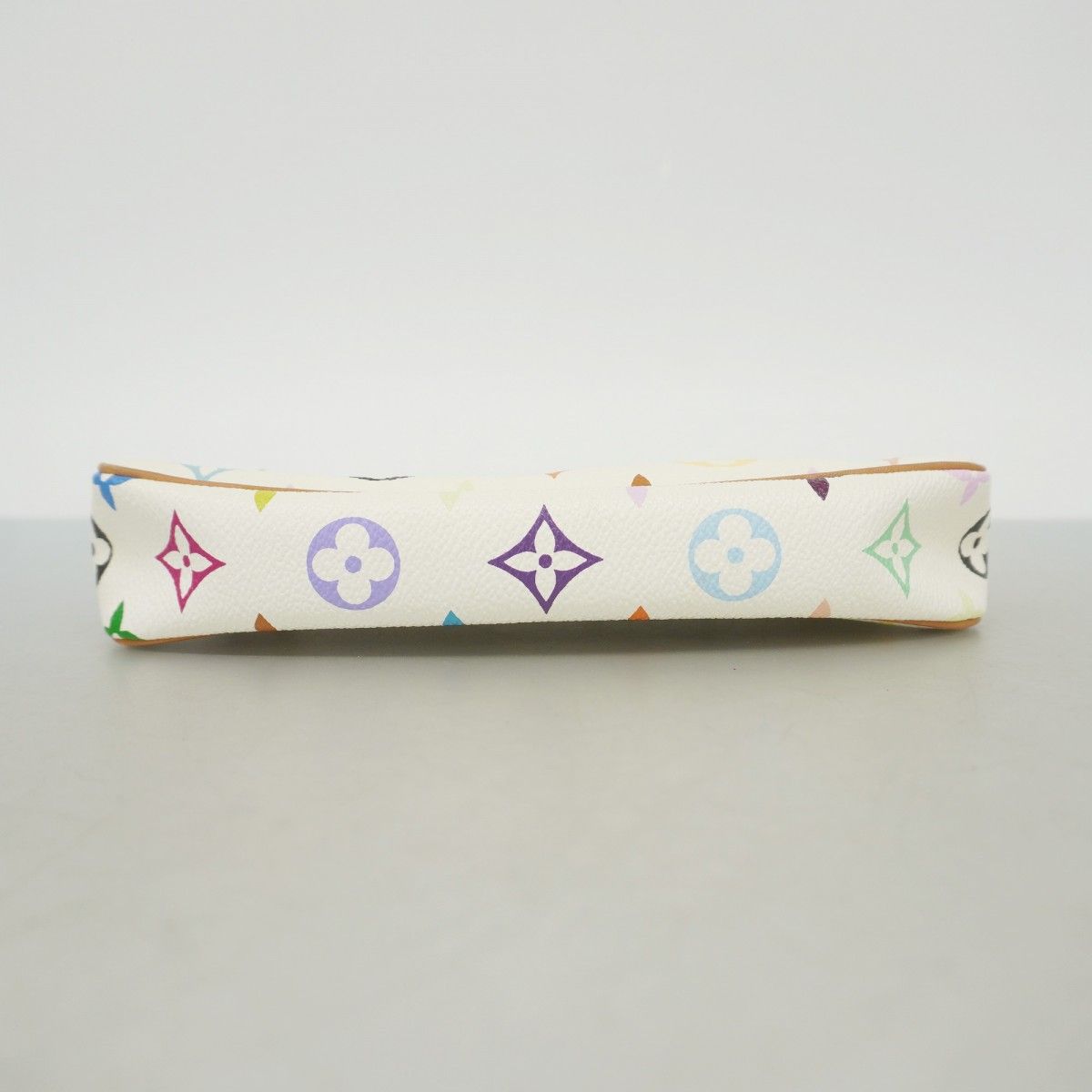 Louis Vuitton Pouch Monogram Multicolor Pochette Blanc — view 3