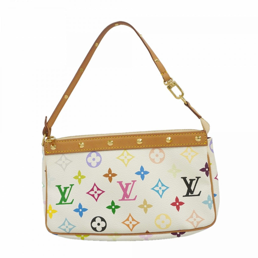 Louis Vuitton Pouch Monogram Multicolor Pochette Blanc