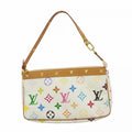 Louis Vuitton Pouch Monogram Multicolor Pochette Blanc