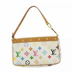 Louis Vuitton Pouch Monogram Multicolor Pochette Blanc