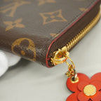 Louis Vuitton Wallet Monogram Portefeuille Clemence Brown Coquelicot — view 5