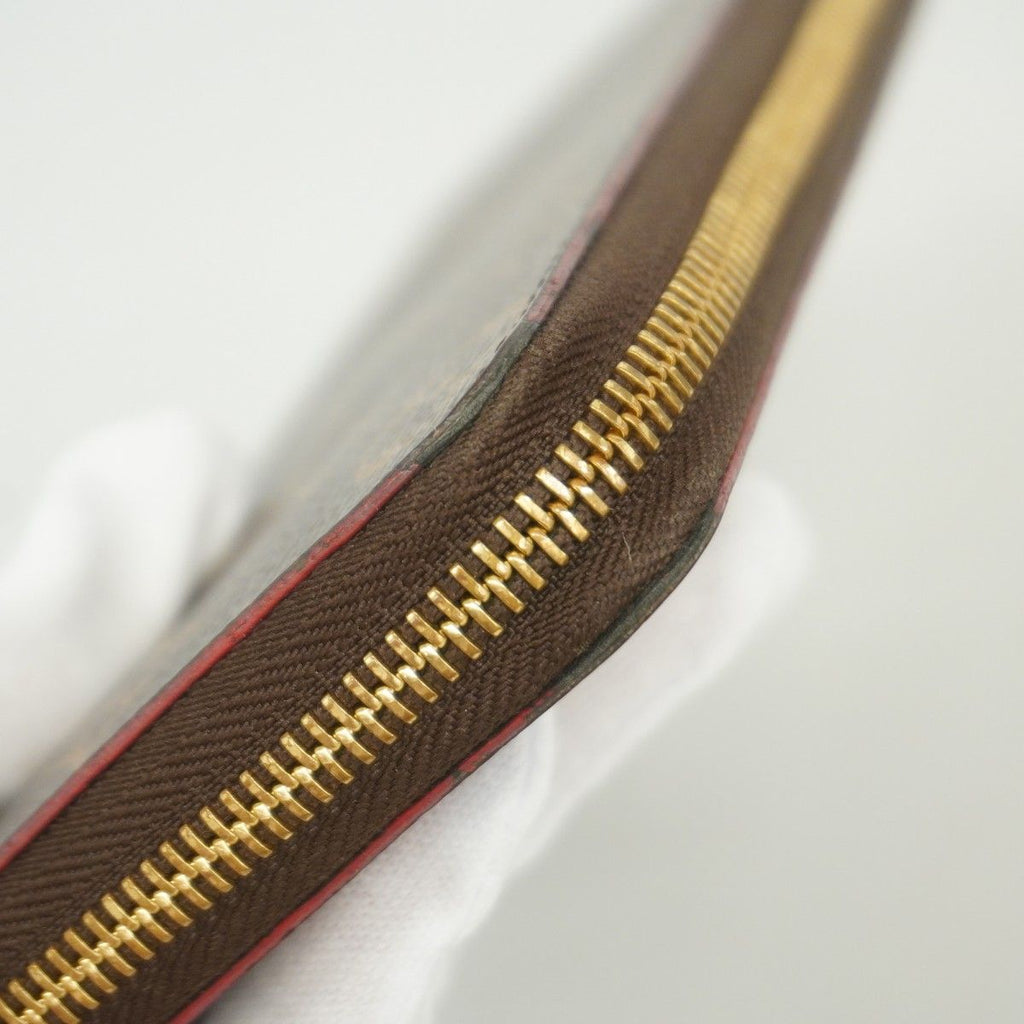 Louis Vuitton Wallet Monogram Portefeuille Clemence Brown Coquelicot — view 6