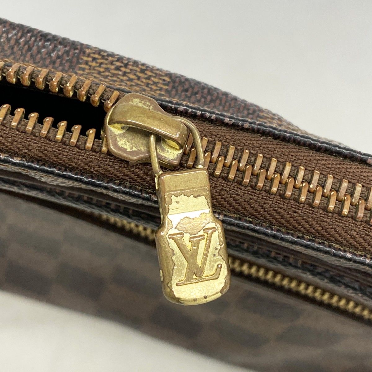 Louis Vuitton Clutch Damier Marly Dragonne GM Ebene — view 9
