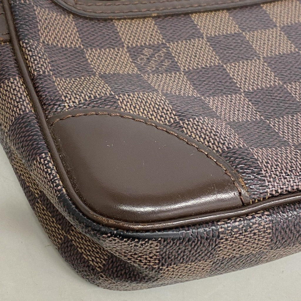 Louis Vuitton Clutch Damier Marly Dragonne GM Ebene — view 7