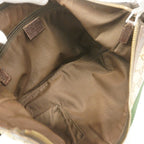 Gucci Shoulder Bag GG Canvas Sherry Line Brown Silver — view 4