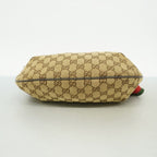 Gucci Shoulder Bag GG Canvas Sherry Line Brown Silver — view 3