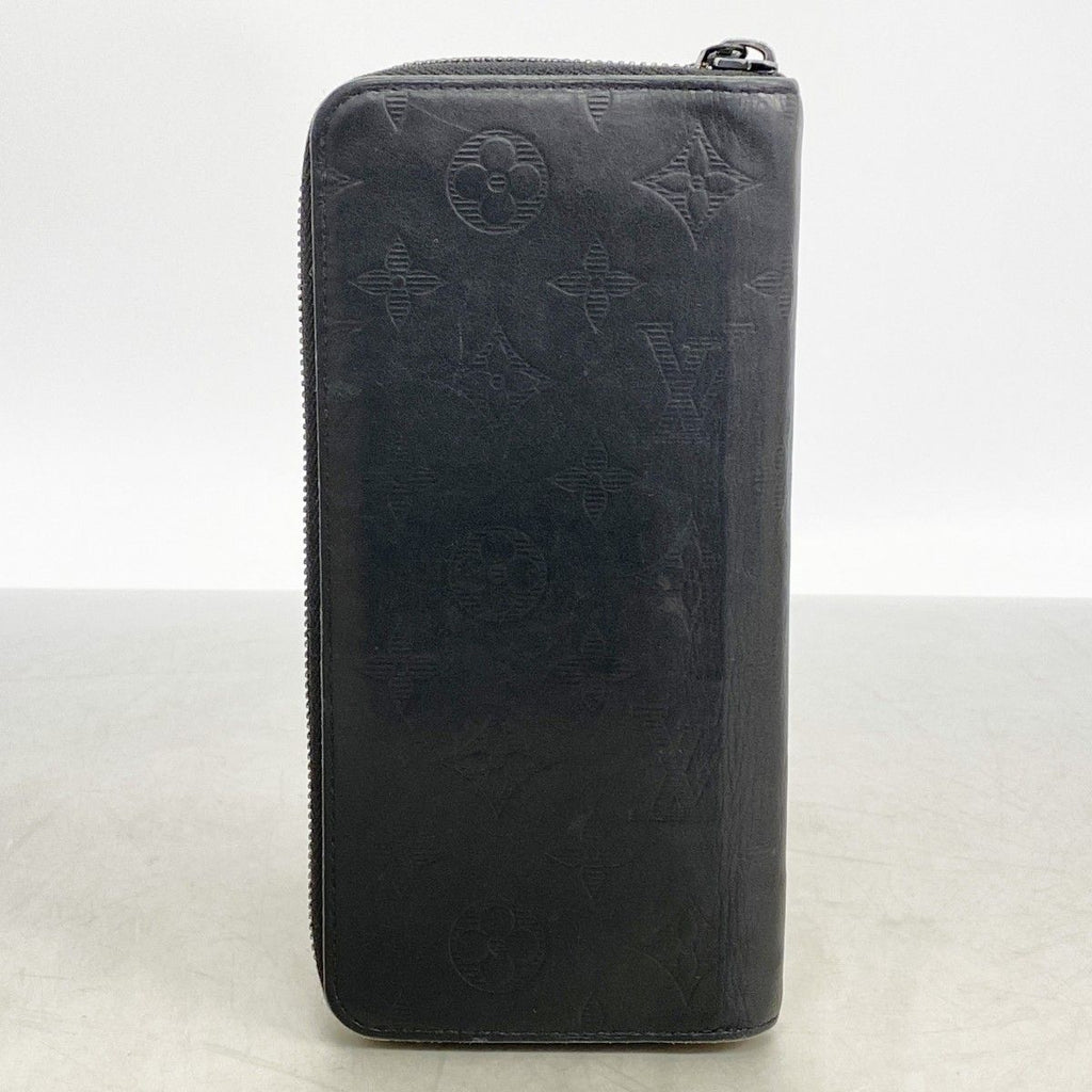 Louis Vuitton Wallet Monogram Shadow Zippy Vertical Black — view 9