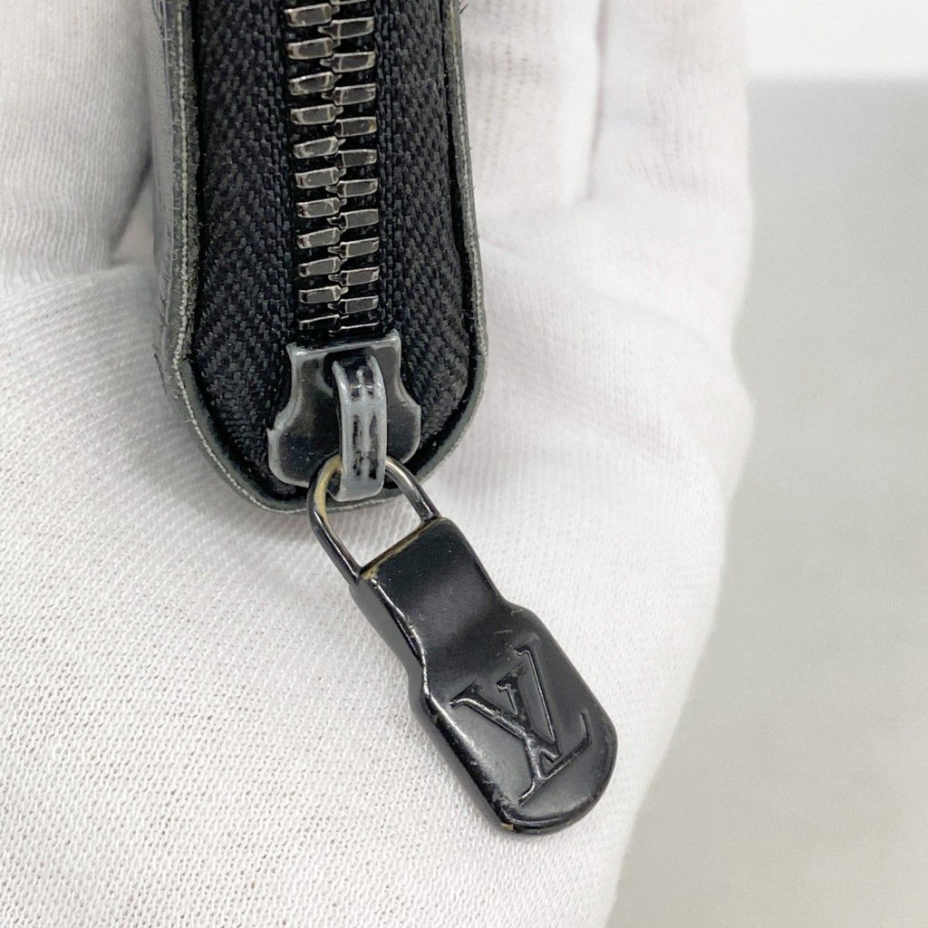 Louis Vuitton Wallet Monogram Shadow Zippy Vertical Black — view 8