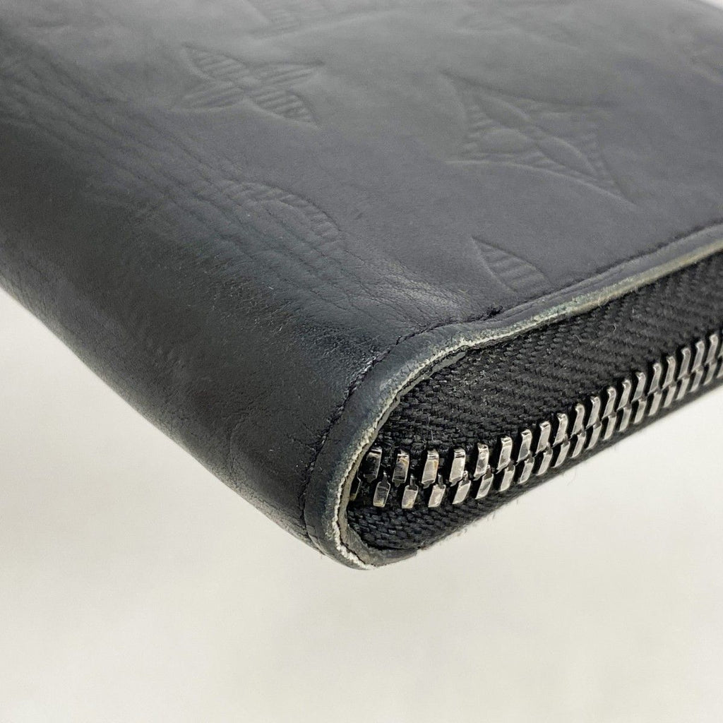 Louis Vuitton Wallet Monogram Shadow Zippy Vertical Black — view 5