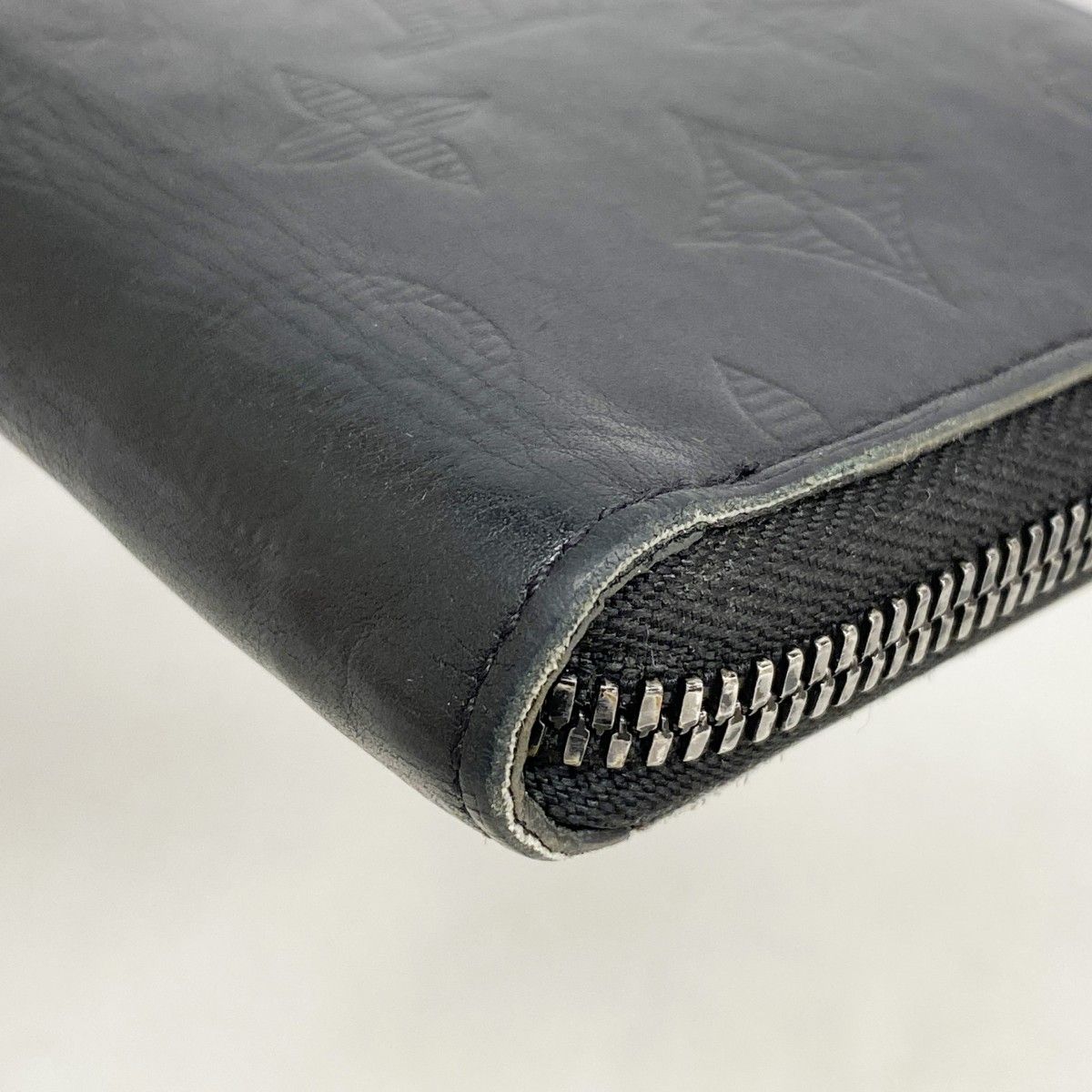 Louis Vuitton Wallet Monogram Shadow Zippy Vertical Black — view 5