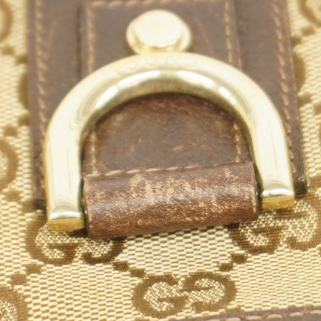 Gucci Tote GG Canvas Brown Gold — view 8