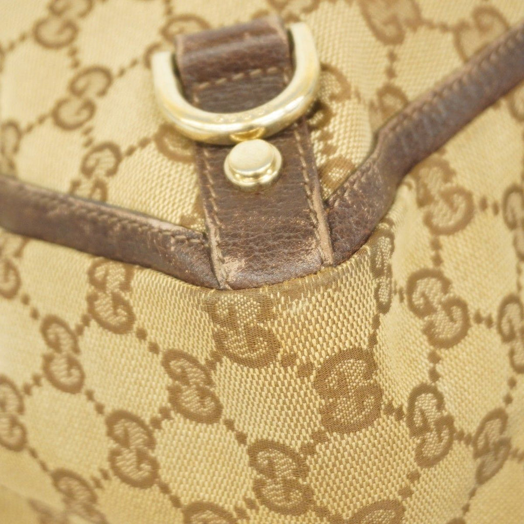 Gucci Tote GG Canvas Brown Gold — view 7