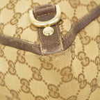 Gucci Tote GG Canvas Brown Gold — view 7