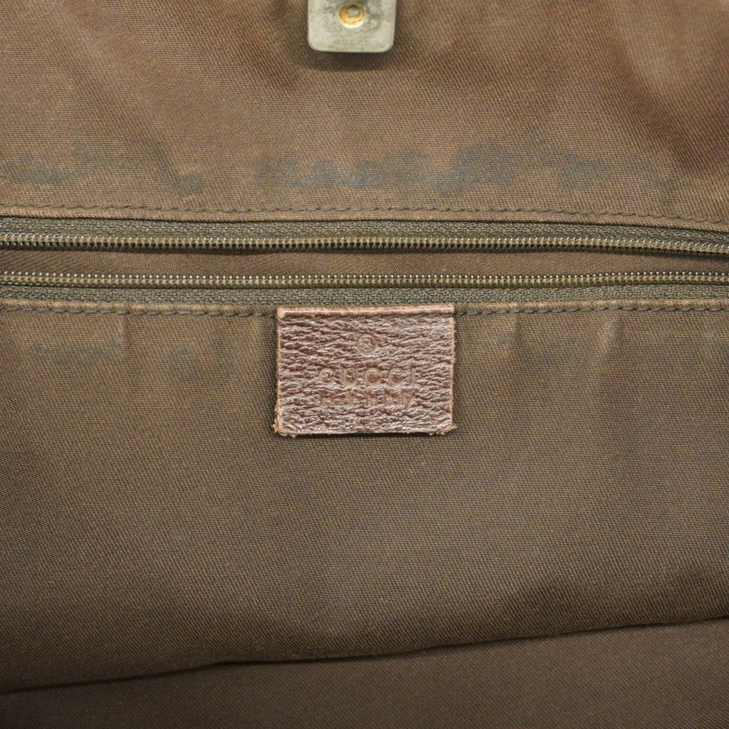 Gucci Tote GG Canvas Brown Gold — view 5