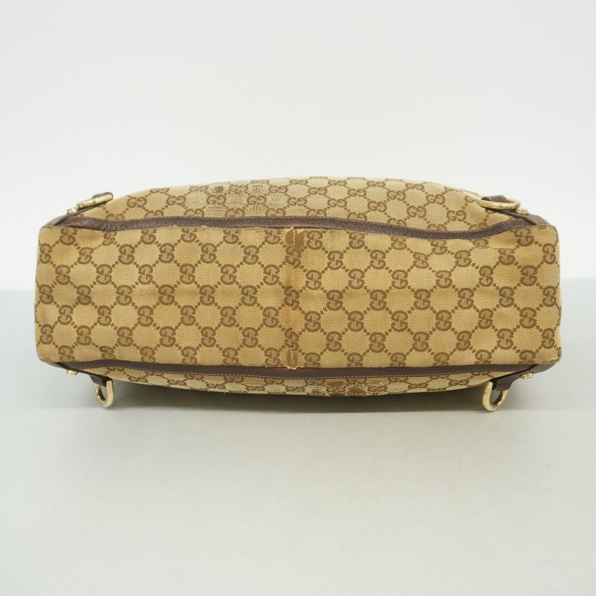 Gucci Tote GG Canvas Brown Gold — view 3
