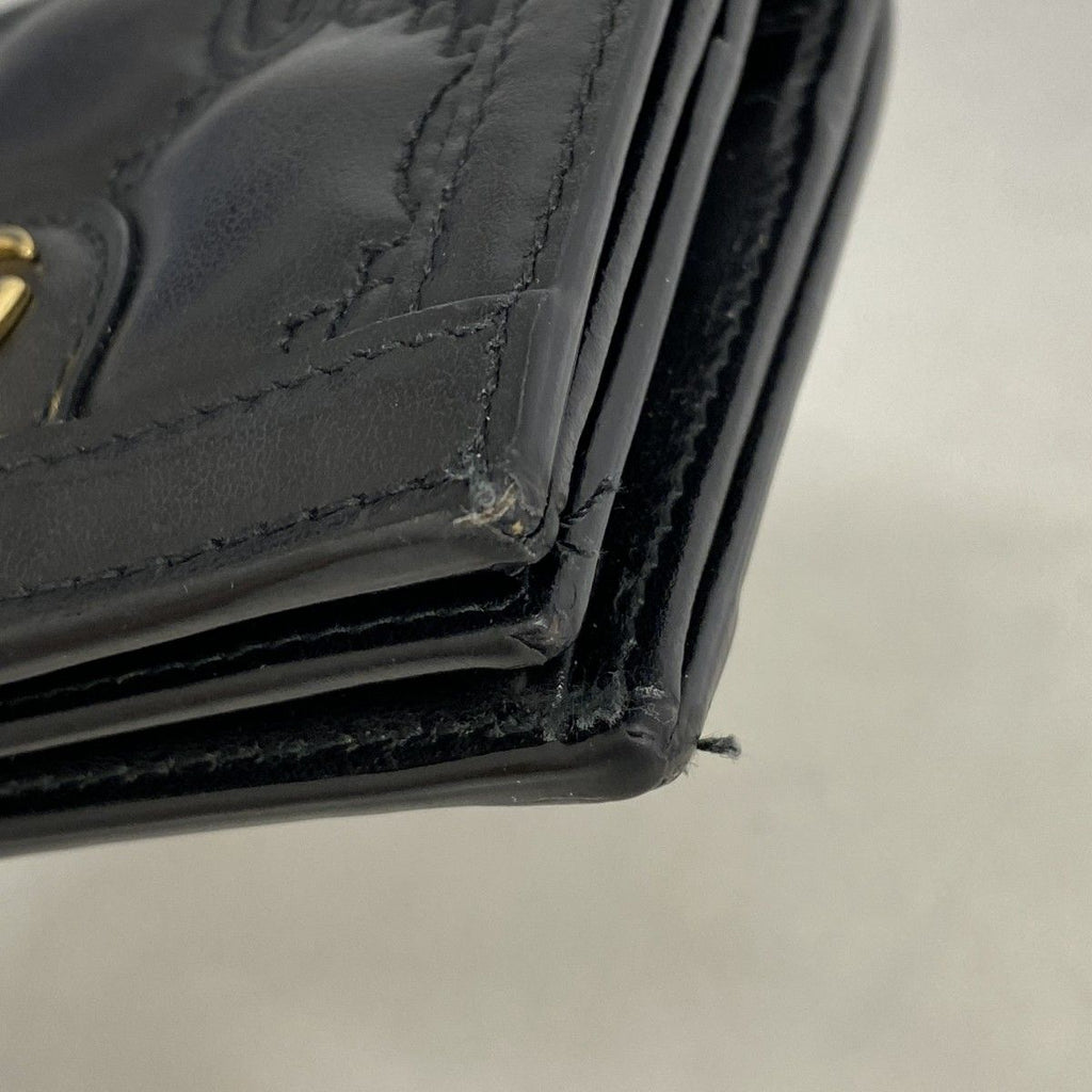 Gucci Wallet GG Matelasse Leather Black Gold — view 5