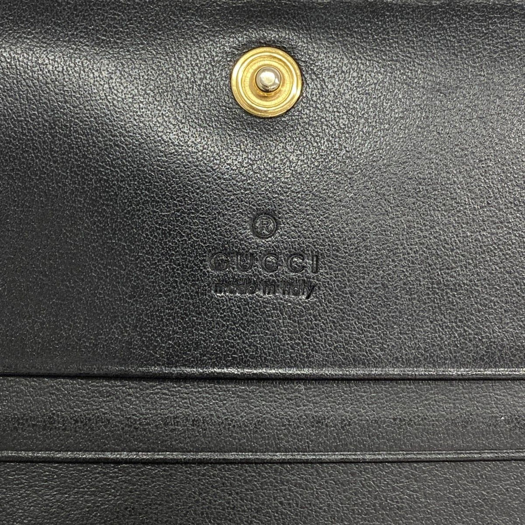 Gucci Wallet GG Matelasse Leather Black Gold — view 4