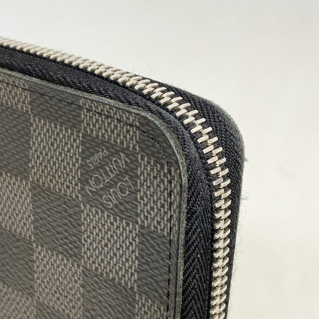 Louis Vuitton Wallet Damier Graphite Zippy Vertical Black — view 7